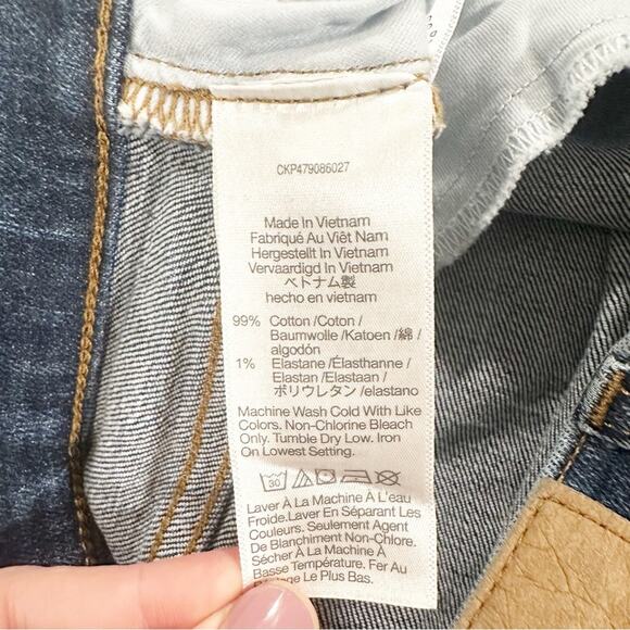 Madewell Jeans Womens Mid-Rise Perfect Vintage Deming‎ Wash Tapered Momjeans 25 - Picture 7 of 7
